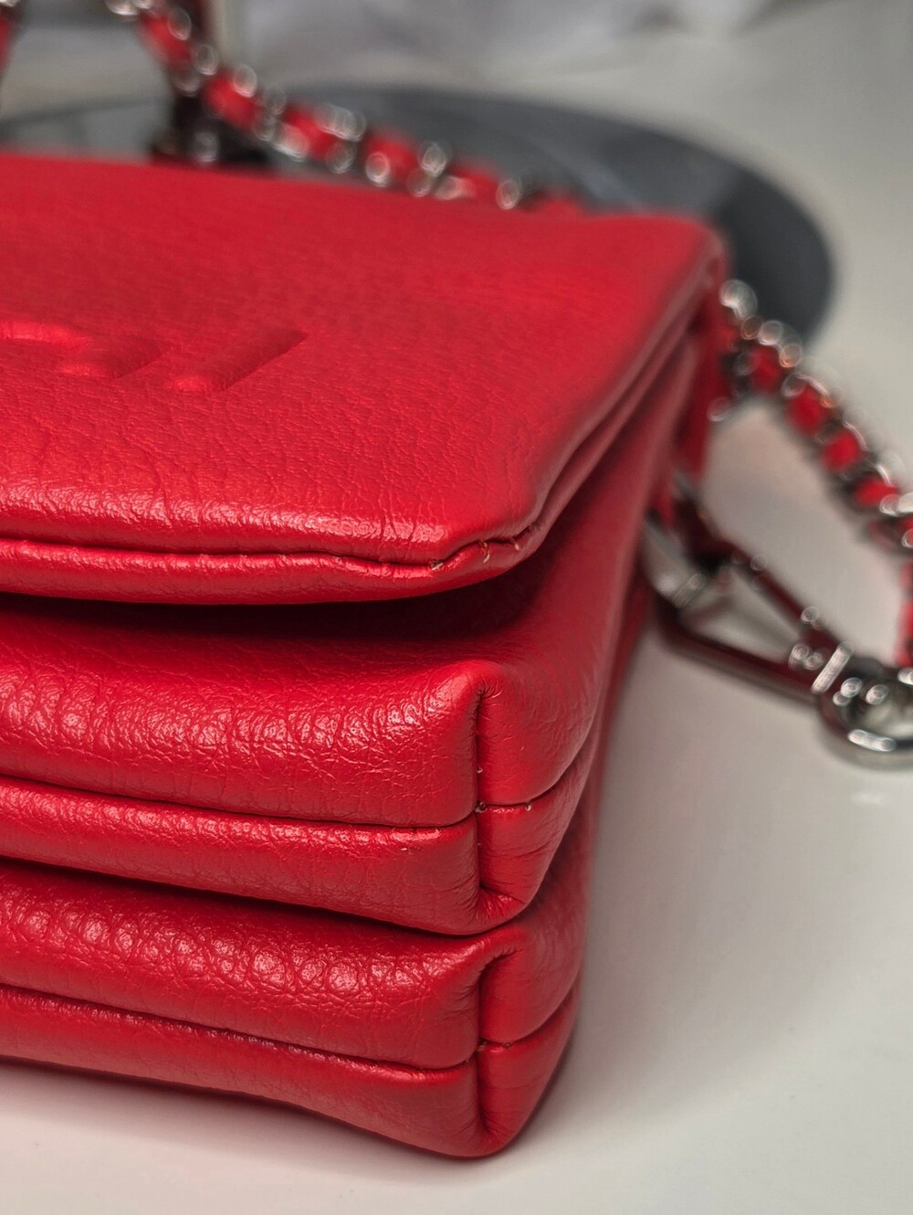 Desigual Half Logo Dortmund Coral Crossbody Shoulder Clutch Bag - Picture 10 of 14